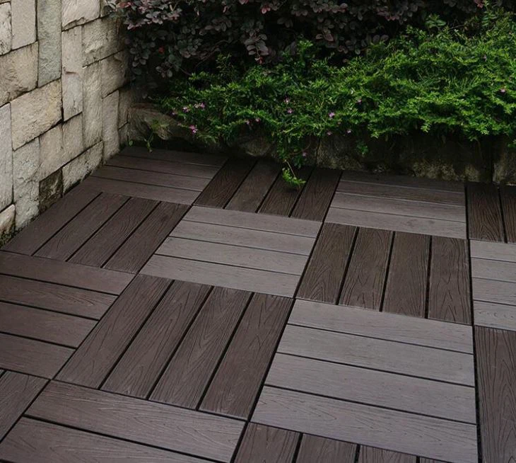 Hollow Easy Installation DIY Wpc Tiles